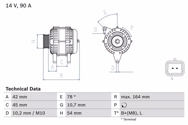 BOSCH Alternatore