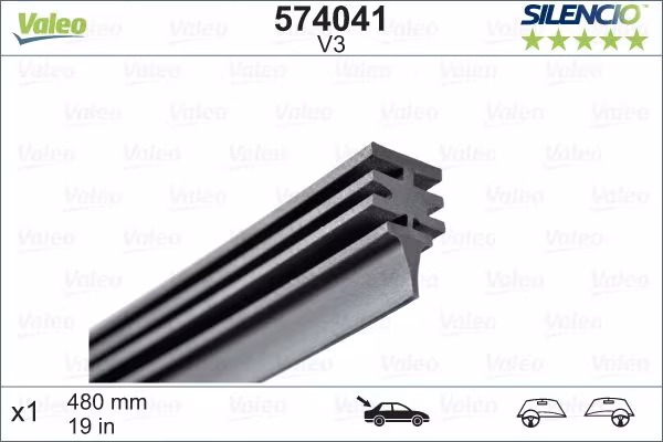 VALEO Refil spazzola tergicristallo