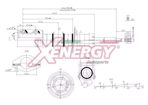 AP XENERGY Ammortizzatore