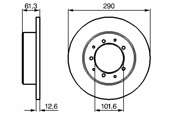 BOSCH Disco freno
