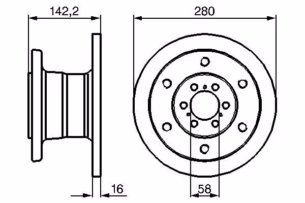 BOSCH Disco freno