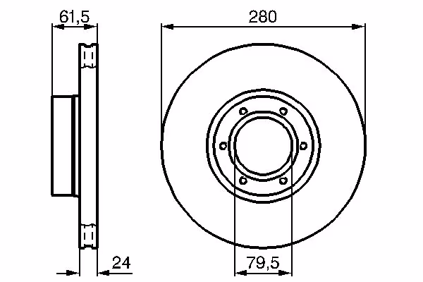 BOSCH Disco freno