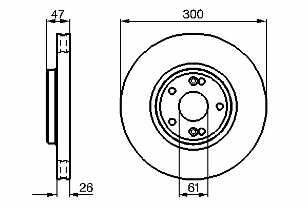 BOSCH Disco freno