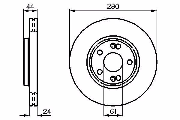 BOSCH Disco freno