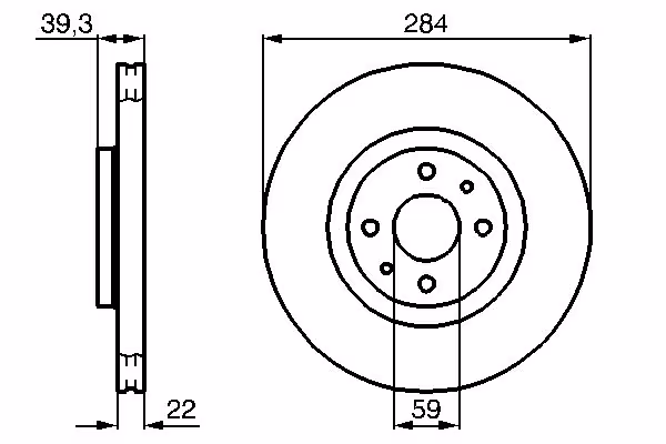 BOSCH Disco freno