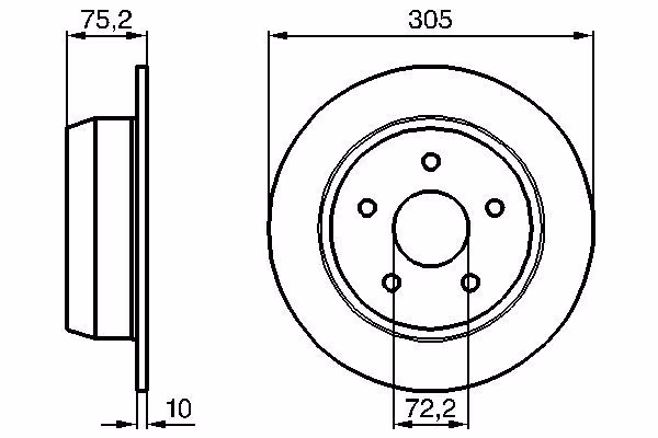 BOSCH Disco freno