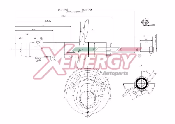 AP XENERGY Ammortizzatore