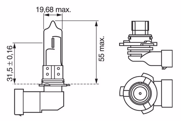BOSCH Lampadina, Faro di profondità