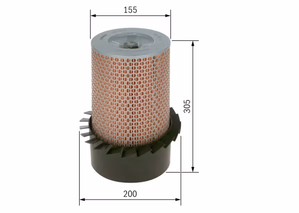 BOSCH Filtro aria