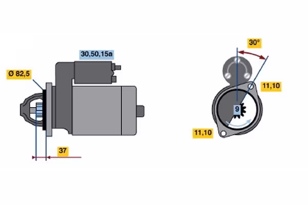 BOSCH Motorino d\'avviamento