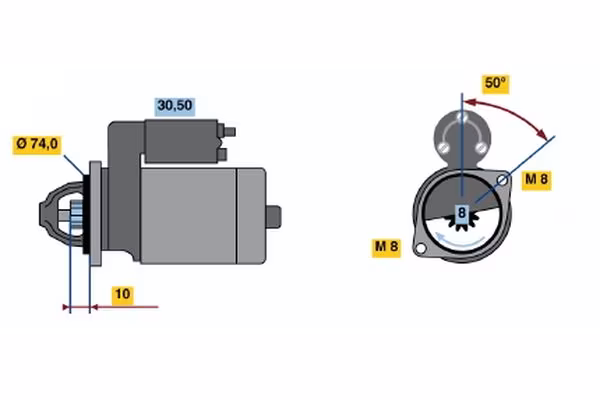 BOSCH Motorino d\'avviamento