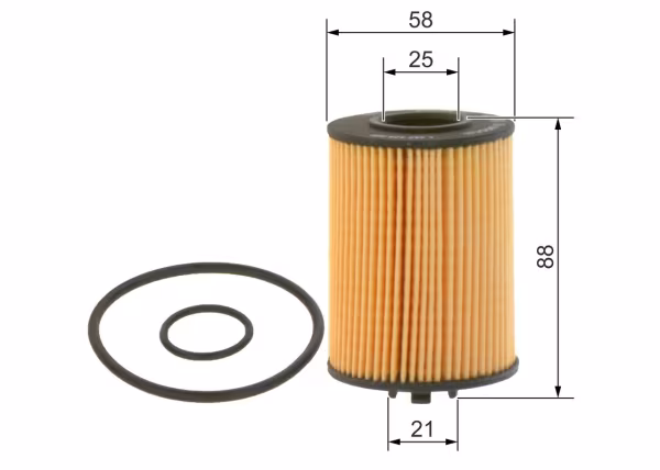 BOSCH Filtro olio