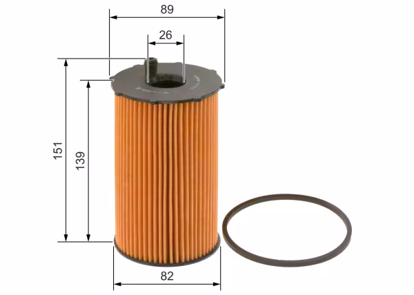 BOSCH Filtro olio