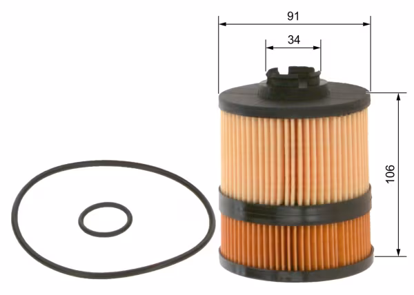 BOSCH Filtro olio
