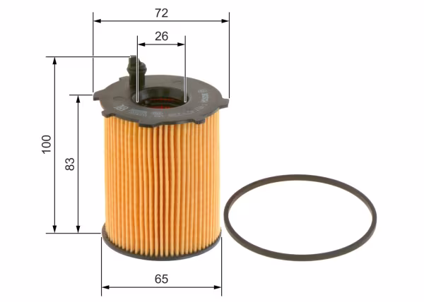 BOSCH Filtro olio