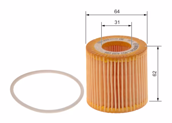 BOSCH Filtro olio