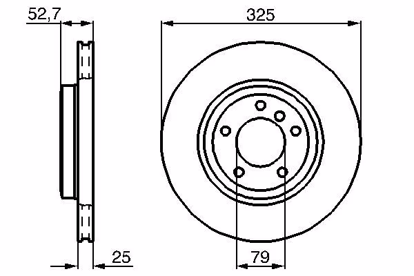 BOSCH Disco freno