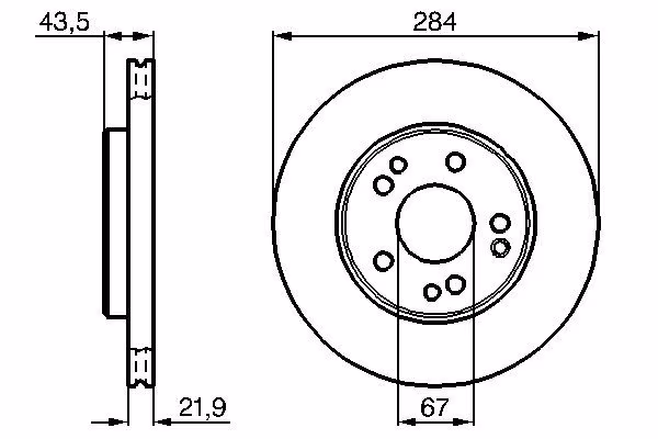 BOSCH Disco freno