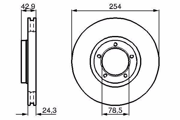 BOSCH Disco freno
