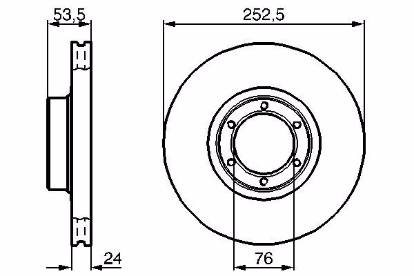 BOSCH Disco freno