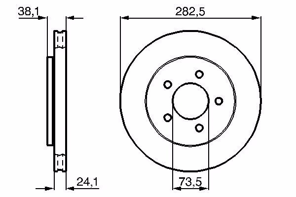 BOSCH Disco freno
