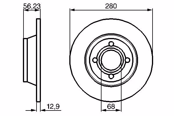 BOSCH Disco freno