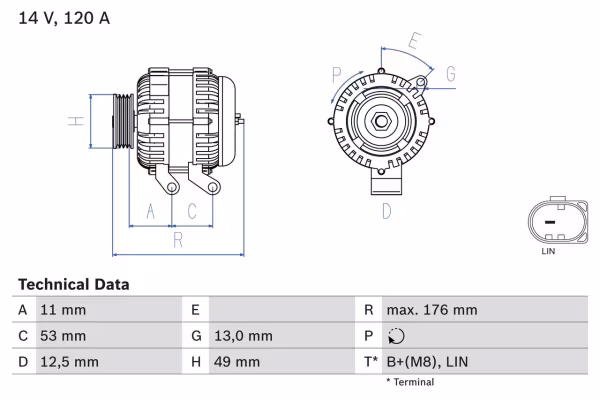 BOSCH Alternatore
