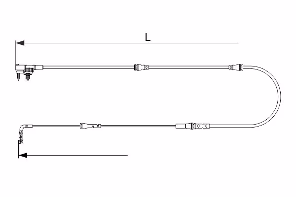 BOSCH Contatto segnalazione, Usura past. freno/mat. d\'attrito