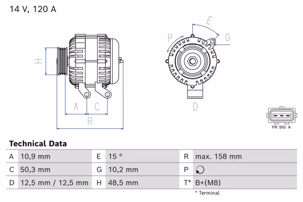BOSCH Alternatore