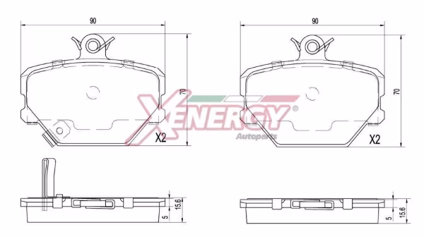 Kit pastiglie freno, Freno a disco