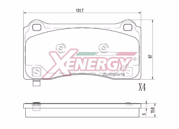 Kit pastiglie freno, Freno a disco