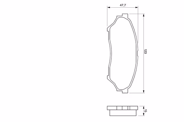 BOSCH Kit pastiglie freno, Freno a disco