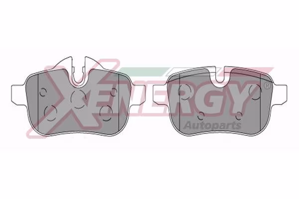 AP XENERGY Kit pastiglie freno, Freno a disco
