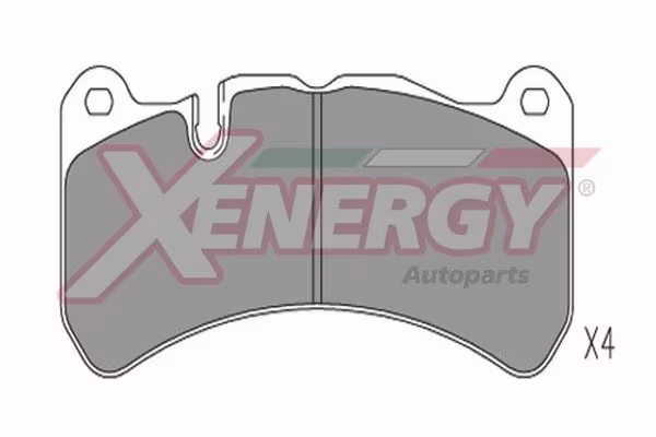AP XENERGY Kit pastiglie freno, Freno a disco