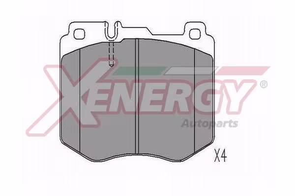 AP XENERGY Kit pastiglie freno, Freno a disco