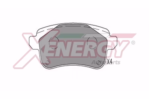 AP XENERGY Kit pastiglie freno, Freno a disco