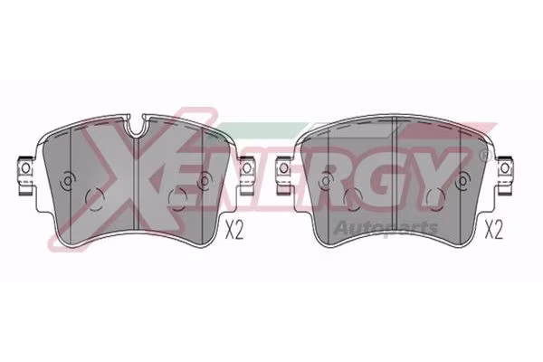 AP XENERGY Kit pastiglie freno, Freno a disco