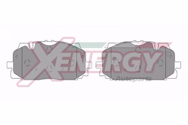 AP XENERGY Kit pastiglie freno, Freno a disco