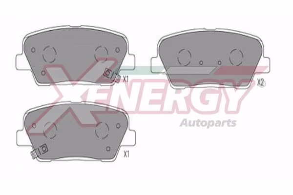 AP XENERGY Kit pastiglie freno, Freno a disco
