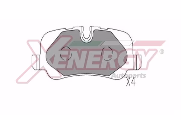 AP XENERGY Kit pastiglie freno, Freno a disco