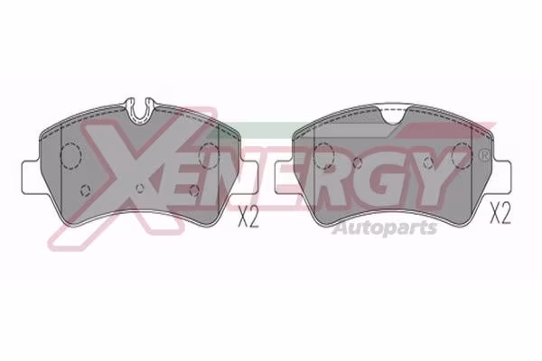 AP XENERGY Kit pastiglie freno, Freno a disco