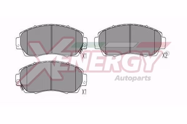 AP XENERGY Kit pastiglie freno, Freno a disco