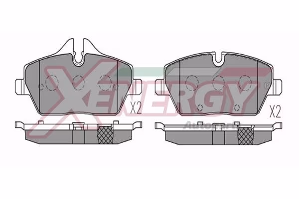 AP XENERGY Kit pastiglie freno, Freno a disco