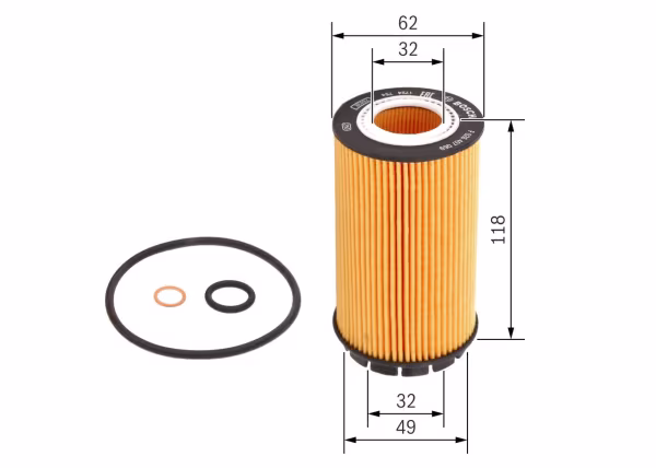 BOSCH Filtro olio