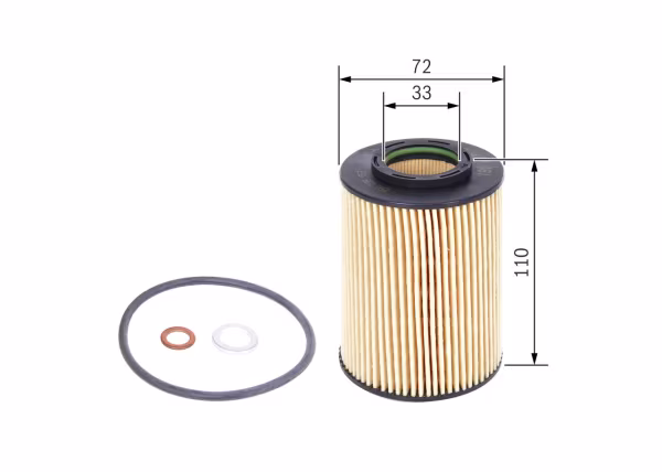BOSCH Filtro olio