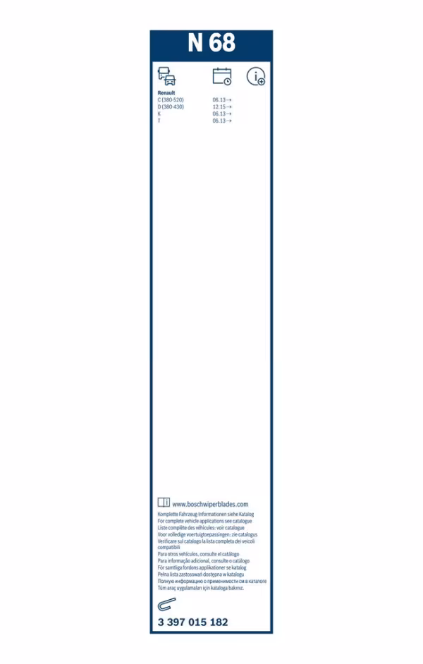 BOSCH Spazzola tergi