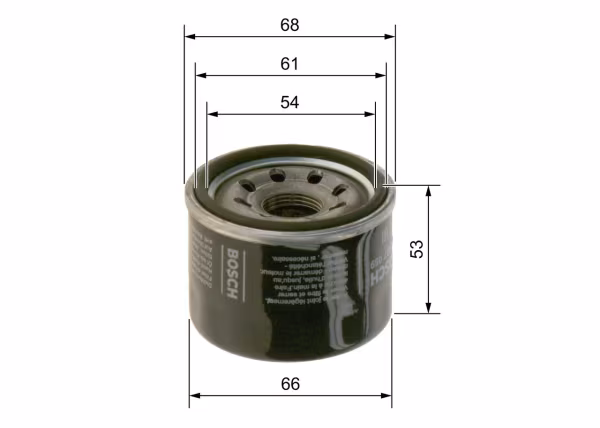 BOSCH Filtro olio