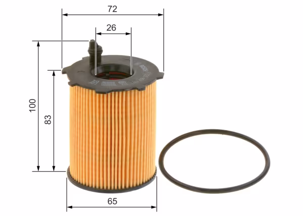 BOSCH Filtro olio