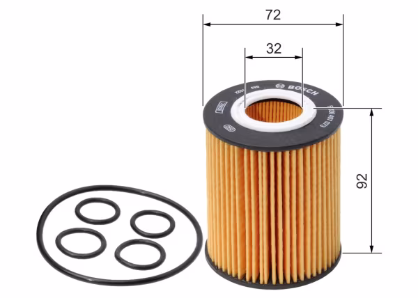 BOSCH Filtro olio
