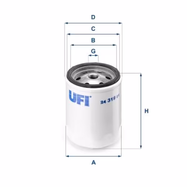 UFI Filtro carburante